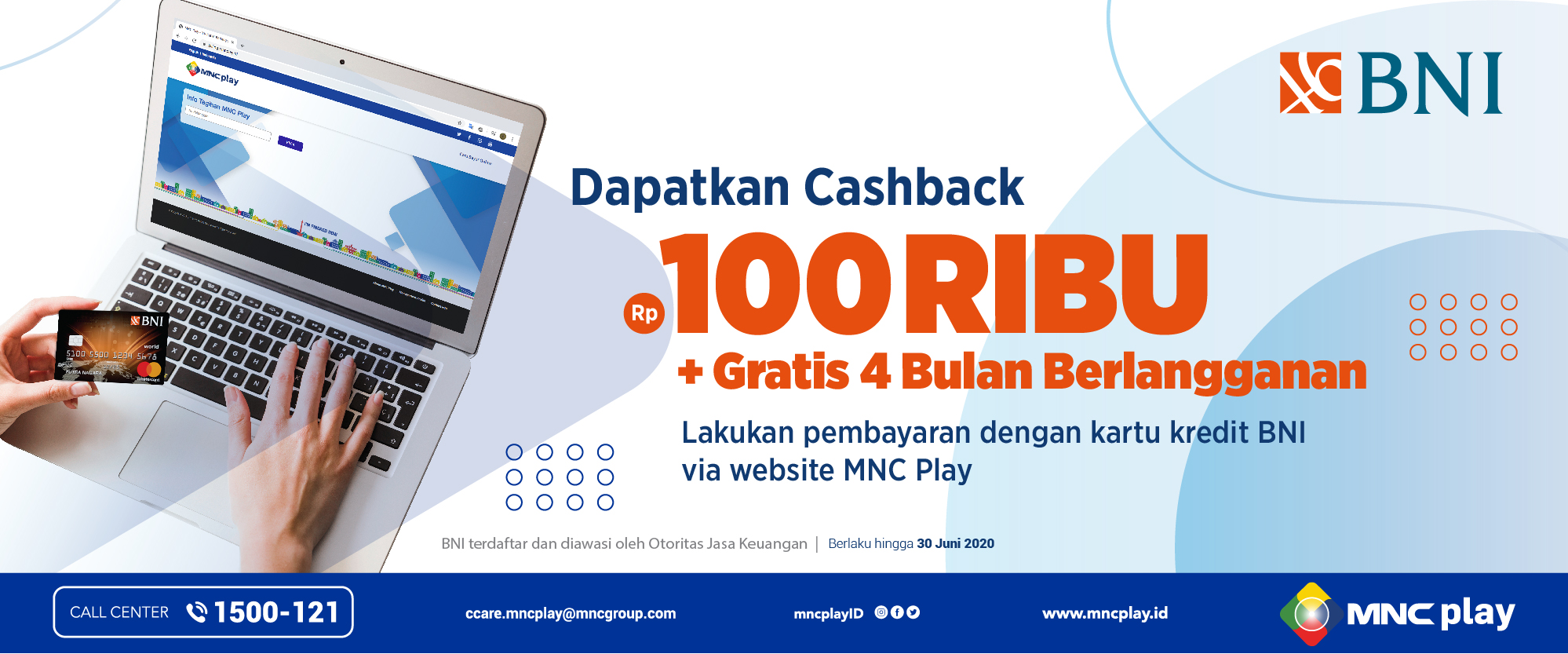 Promo Cashback Rp100.000 Pembayaran dengan Kartu Kredit ...