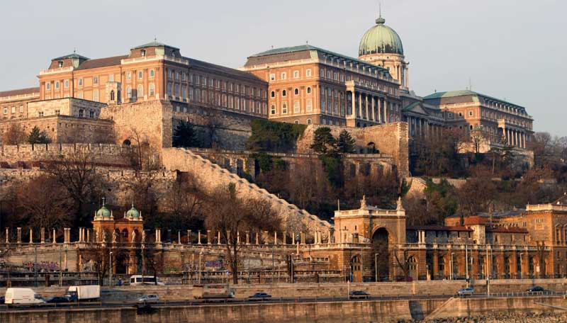 Castle Hill di kota Budapest, Hungaria