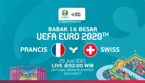 Prediksi Prancis vs Swiss, Babak 16 Besar UEFA EURO 2020. Live 29 Juni 2021