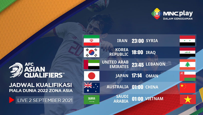 Jadwal afc asia cup 2021